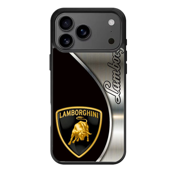 Lamborghini Logo Silver iPhone 17 Case