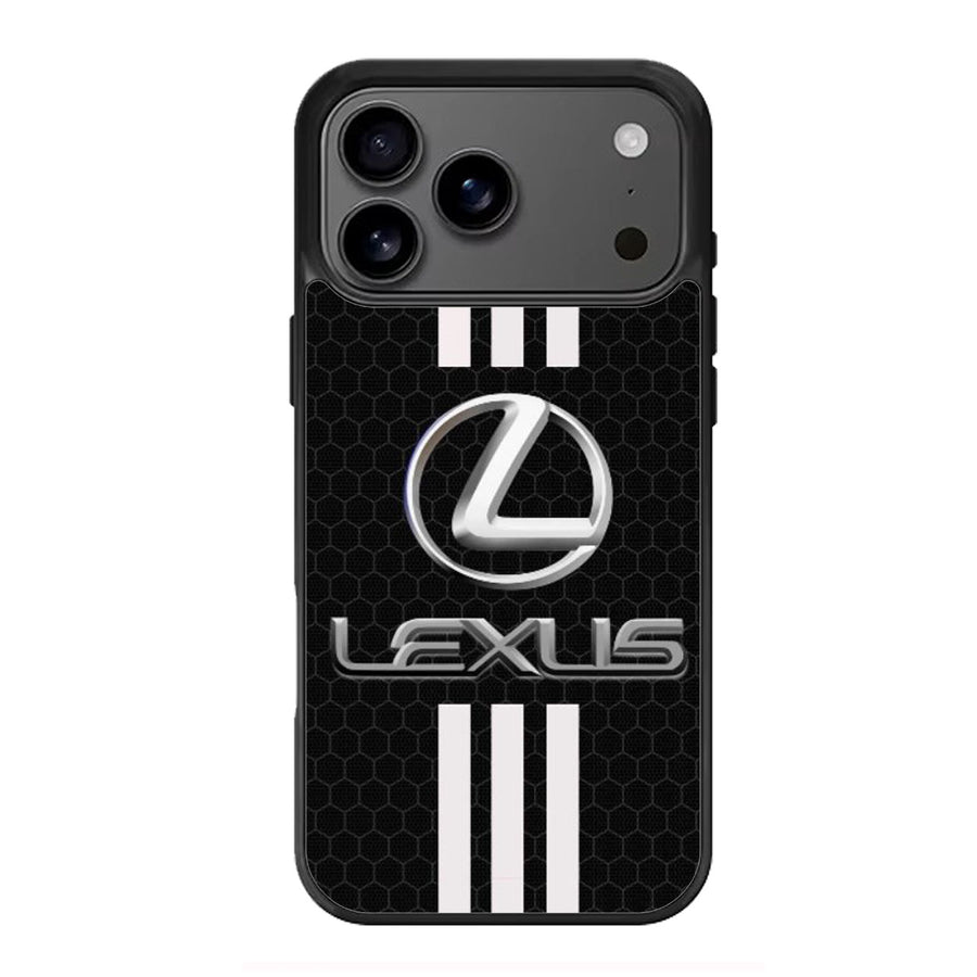 Lexus Logo White Striped iPhone 17 Case