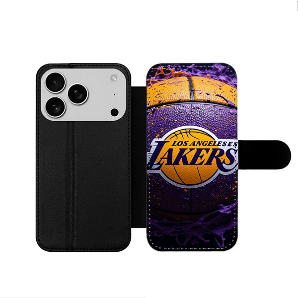 Los Angeles La Lakers iPhone 17 Wallet Case
