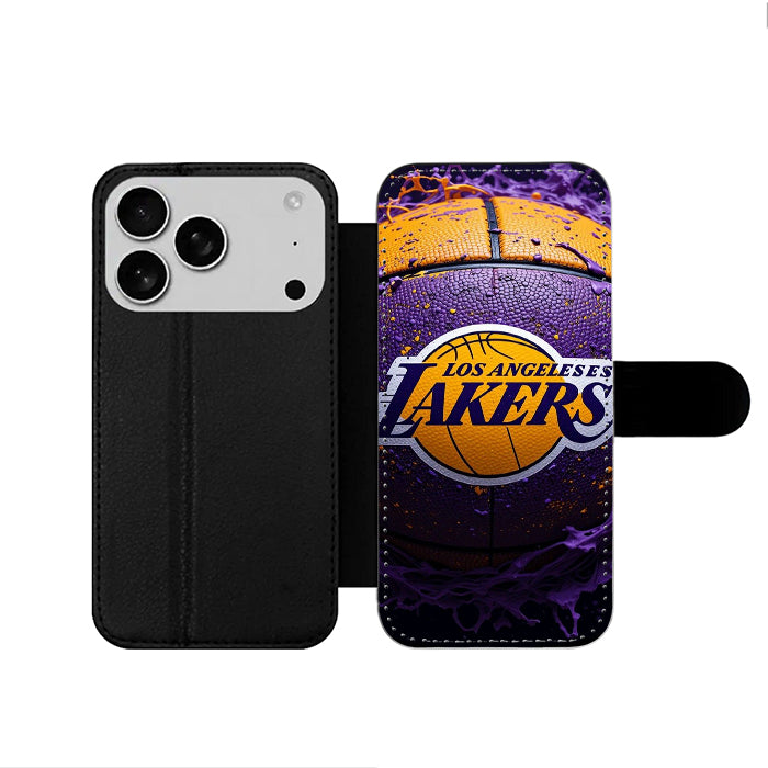 Los Angeles La Lakers iPhone 17 Wallet Case