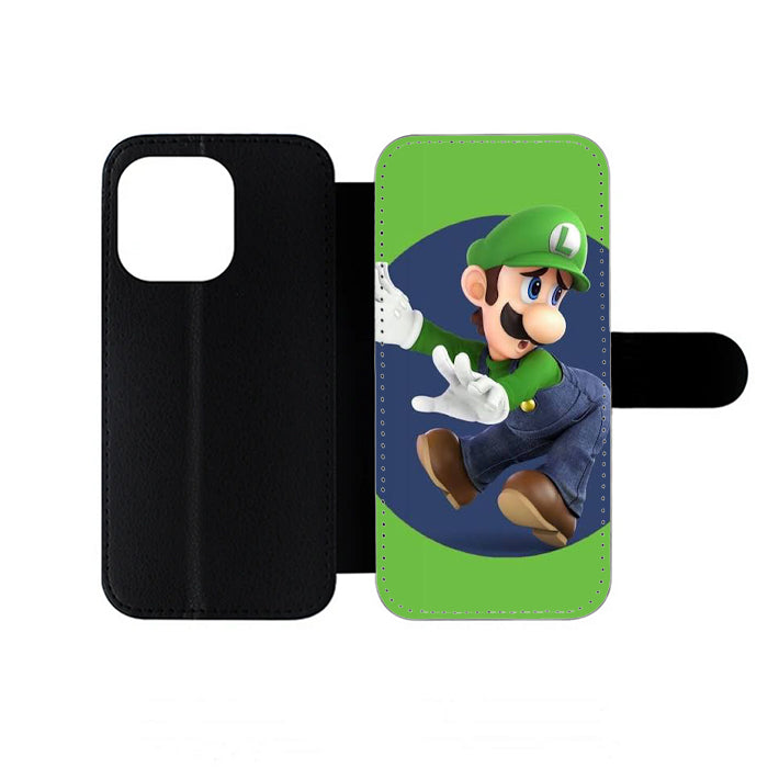 Luigi Super Mario Bros iPhone Wallet Case