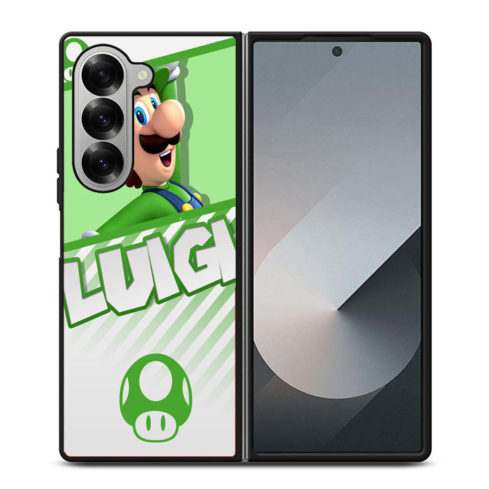 Luigi Super Mario Samsung Z Fold 6 Case