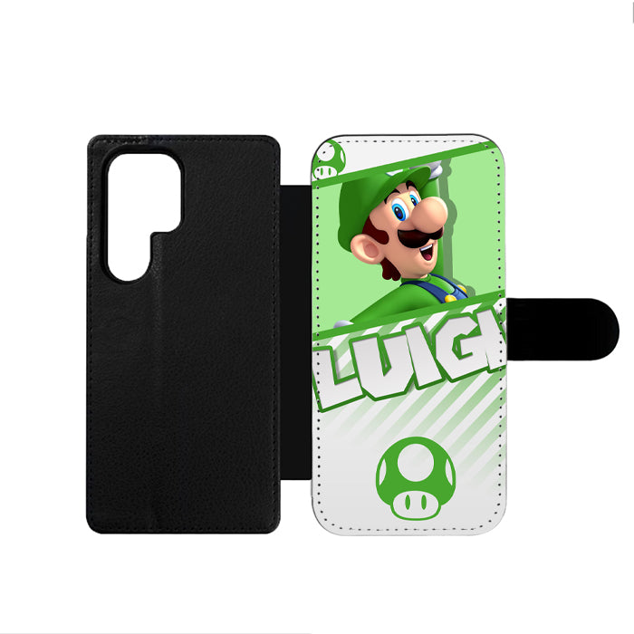 Luigi Super Mario Samsung Wallet Case