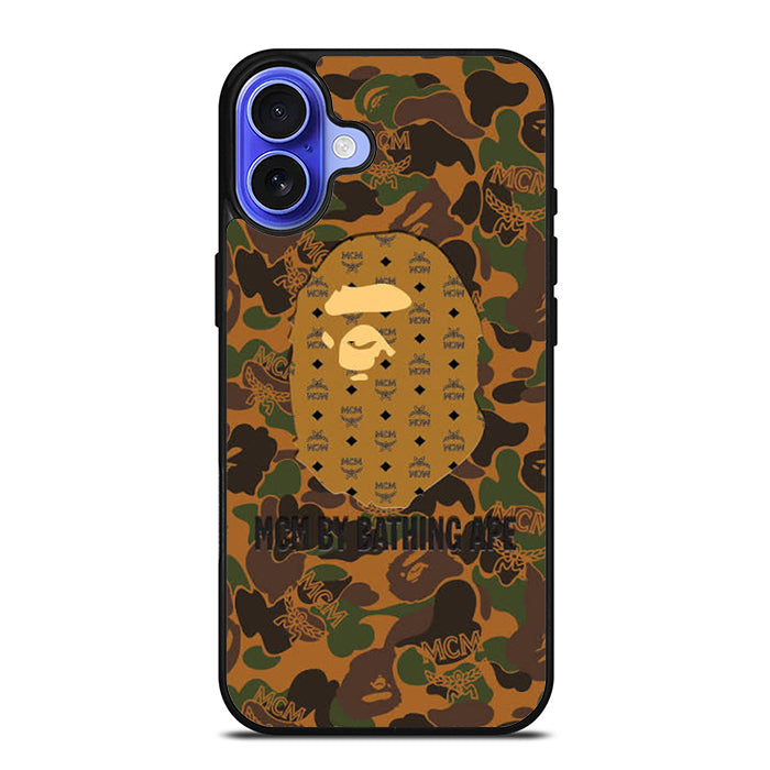 Mcm Bathing Ape iPhone 16 Case