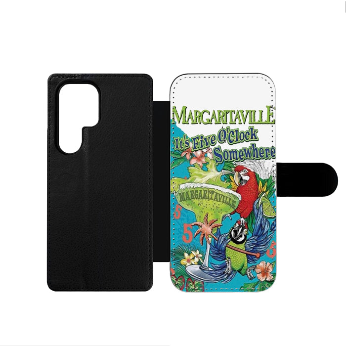 Margaritaville Its Five Oclock Samsung Wallet Case