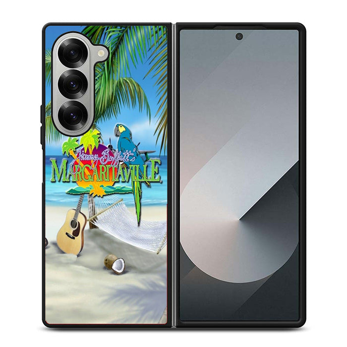 Margaritaville Jimmy Buffett Samsung Z Fold Case