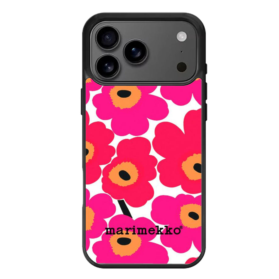 Marimekko Rose Red iPhone 17 Case