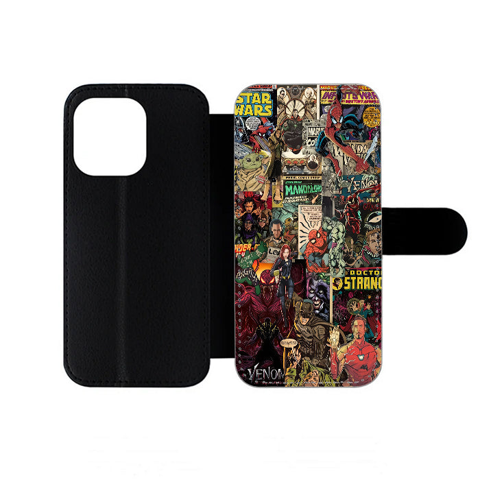 Marvel Superheroes Comic iPhone Wallet Case