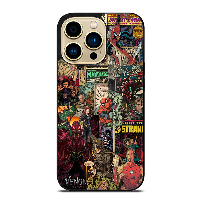 Marvel Superheroes Comic iPhone 15 Case