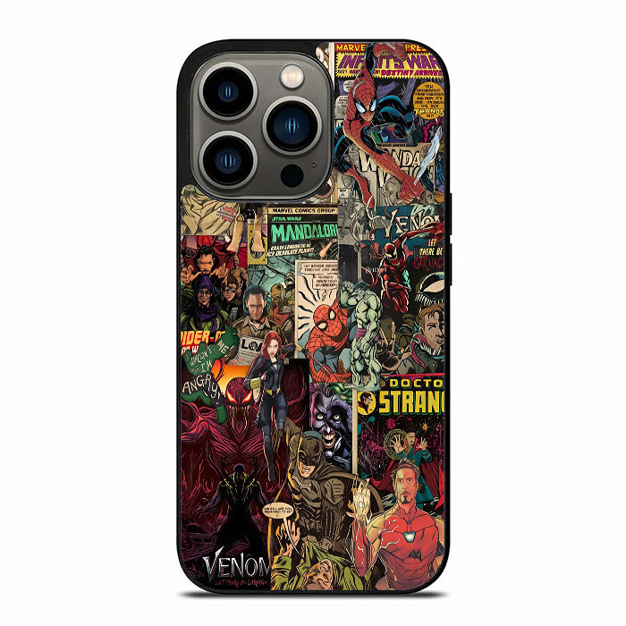 Marvel Superheroes Comic iPhone 13 Case