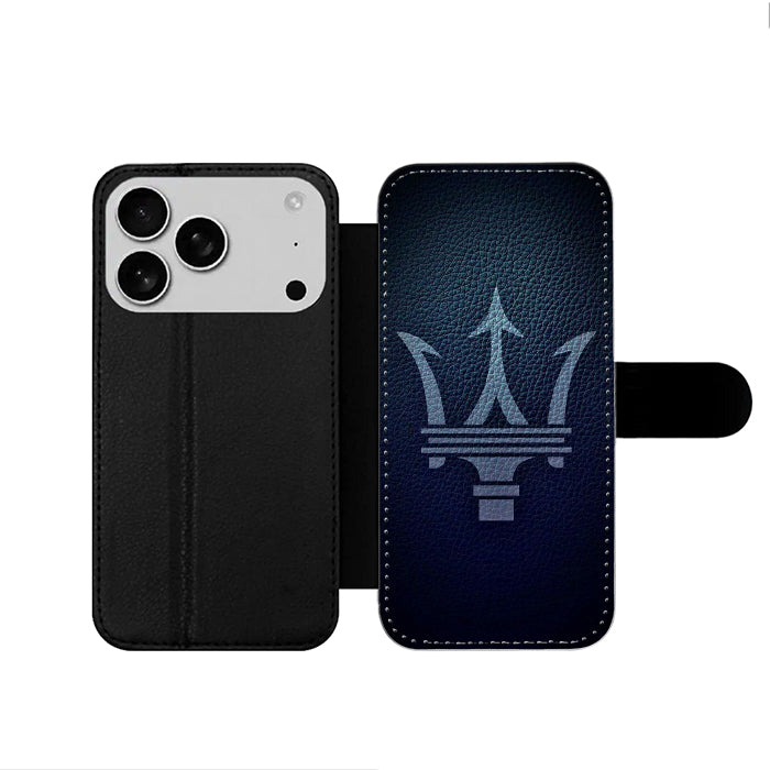 Maserati Cars Logo iPhone 17 Wallet Case