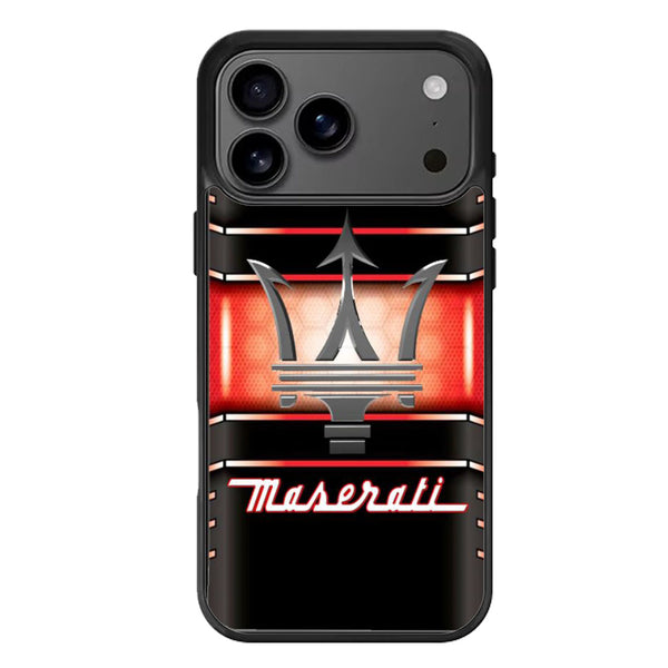 Maserati Red Custom iPhone 17 Case