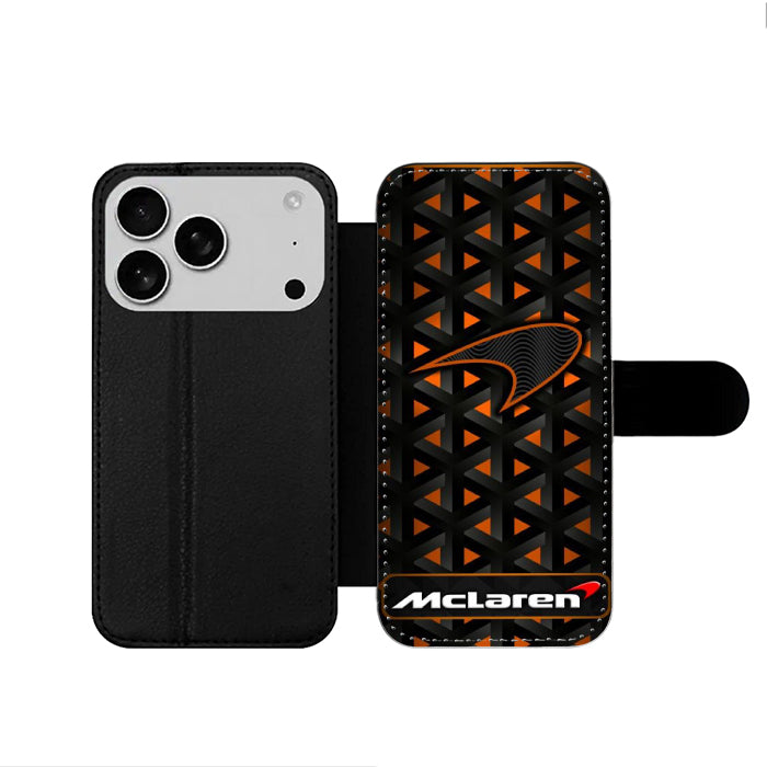 Mclaren Car Logo iPhone 17 Wallet Case