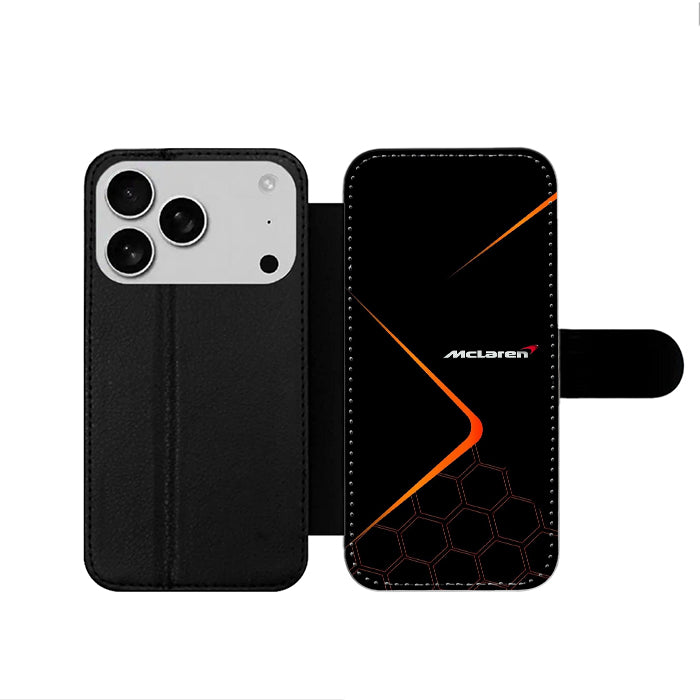 Mclaren Logo Car iPhone 17 Wallet Case