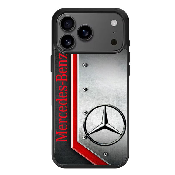 Mercedez Benz Metal Logo iPhone 17 Case