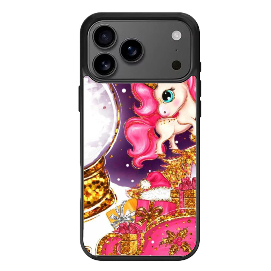 Merry Christmas Unicorn iPhone 17 Case