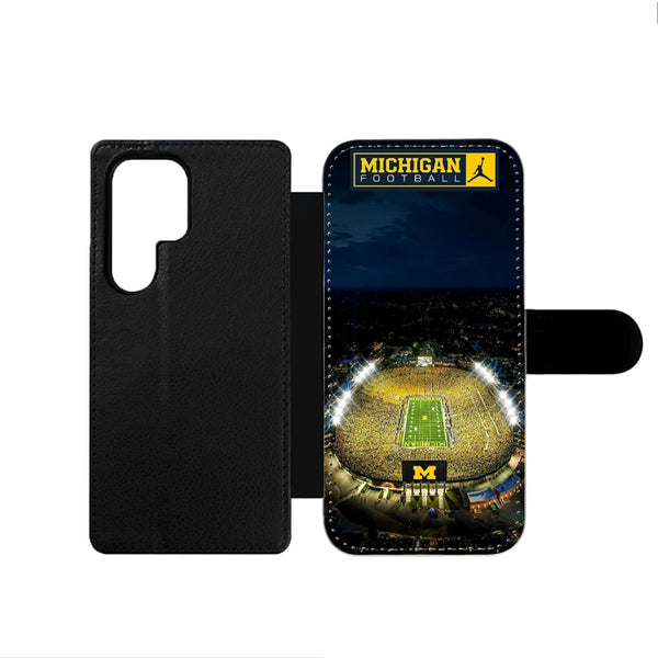 Michigan Wolverines Football Stadium Samsung Wallet Case