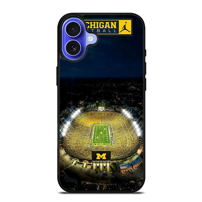Michigan Wolverines Football Stadium iPhone 16 Case