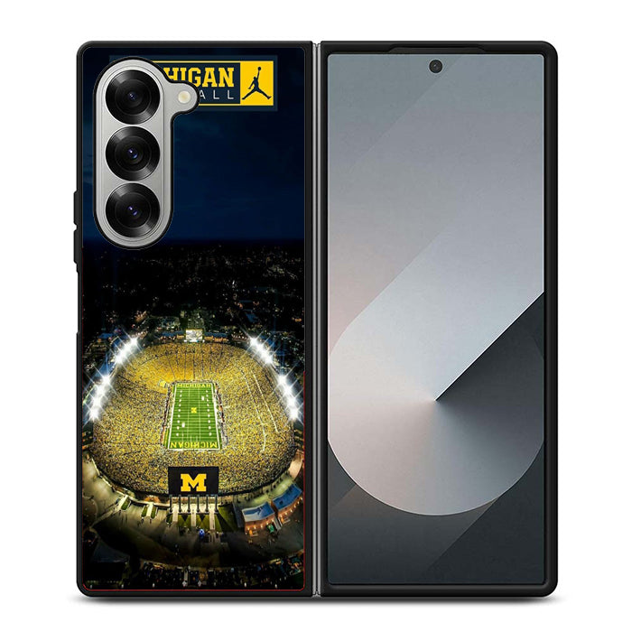 Michigan Wolverines Football Stadium Samsung Z Fold 6 Case