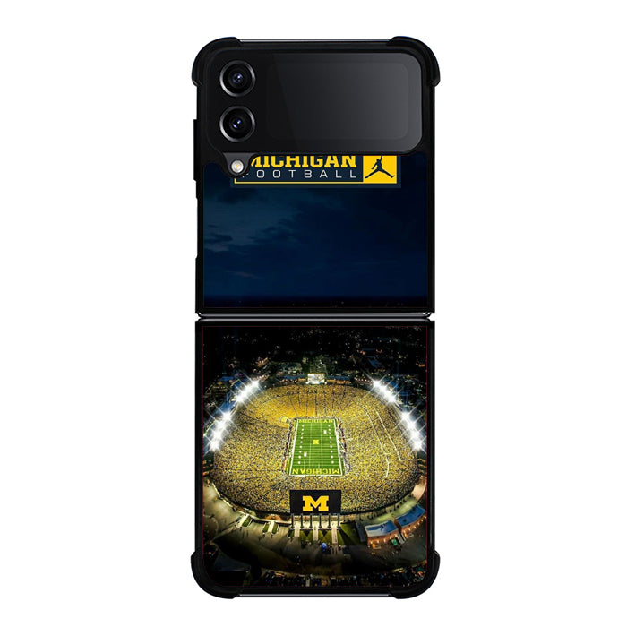 Michigan Wolverines Football Stadium Samsung Z Flip 4 Case
