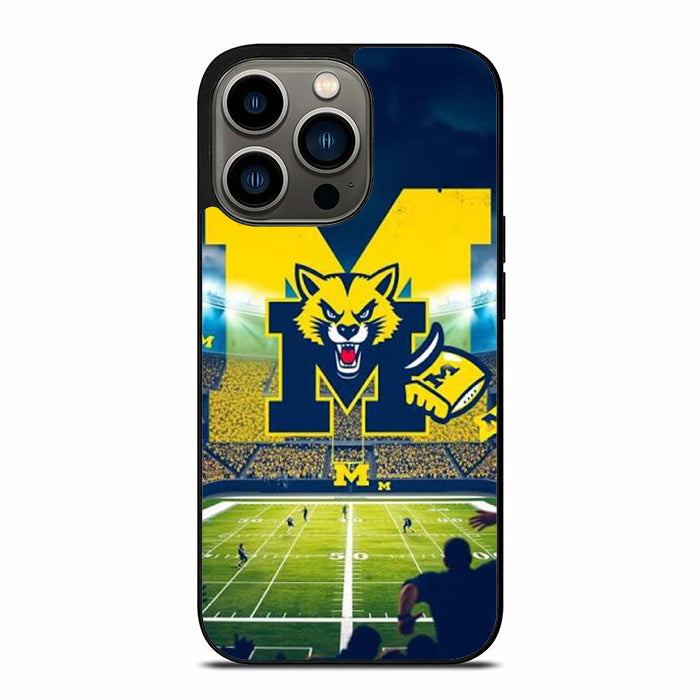Michigan Wolverines Stadium iPhone 13 Case