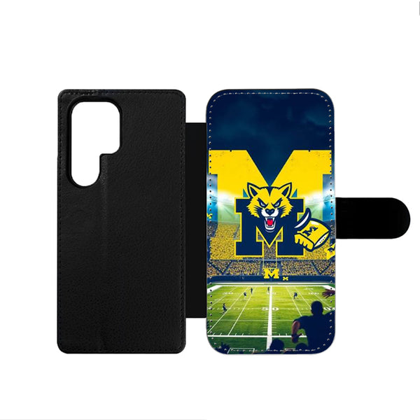 Michigan Wolverines Stadium Samsung Wallet Case