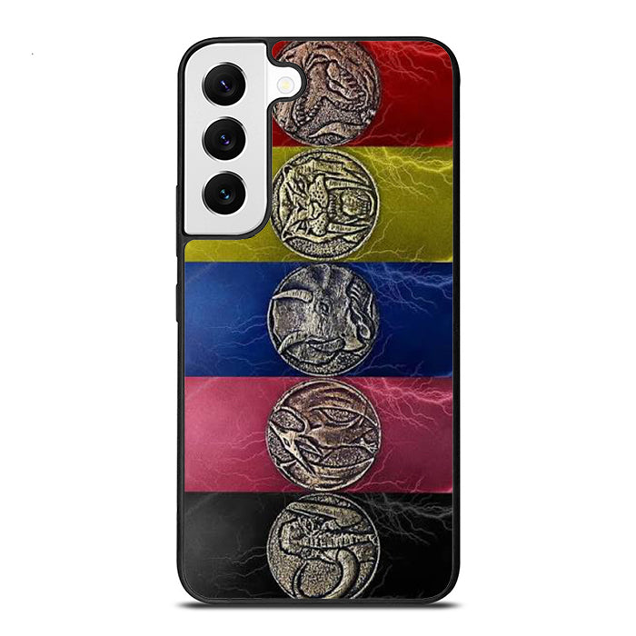 Mighty Morphin Blue Power Ranger Collage Samsung S21 Case