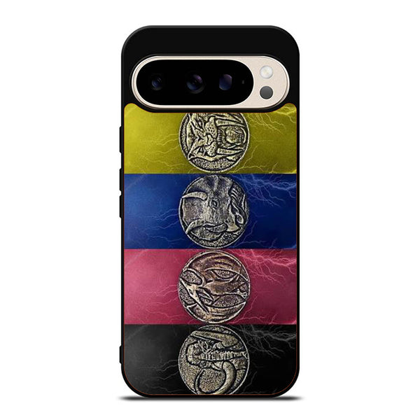 Mighty Morphin Blue Power Ranger Collage Google Pixel 9 Case