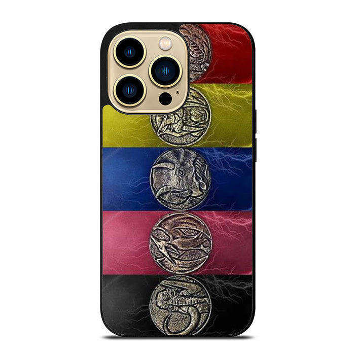 Mighty Morphin Blue Power Ranger Collage iPhone 15 Case