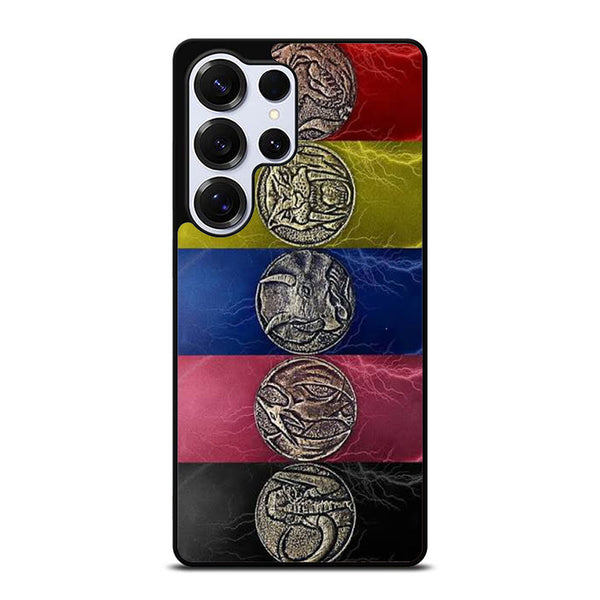 Mighty Morphin Blue Power Ranger Collage Samsung S25 Case