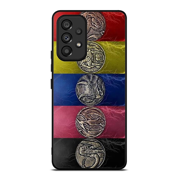 Mighty Morphin Blue Power Ranger Collage Samsung A53 Case