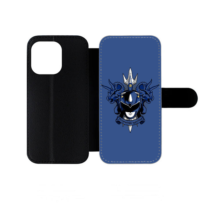 Mighty Morphin Blue Power Ranger iPhone Wallet Case