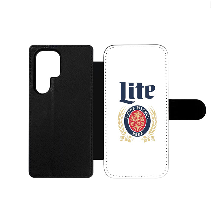 Miler Lite Beer Can Samsung Wallet Case
