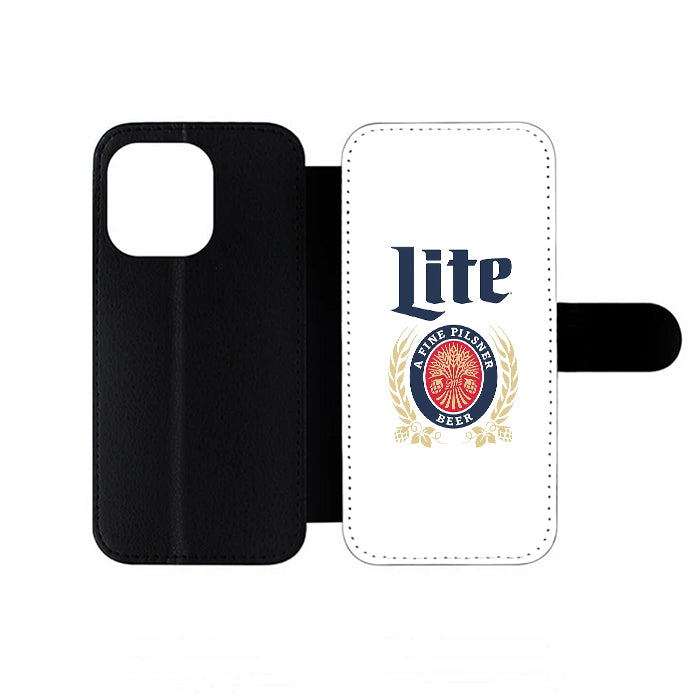 Miler Lite Beer Can iPhone Wallet Case