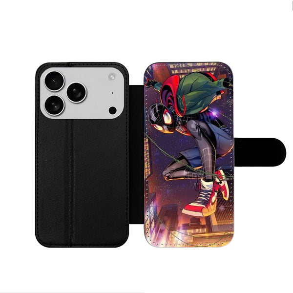 Miles Morales Spiderman iPhone 17 Wallet Case