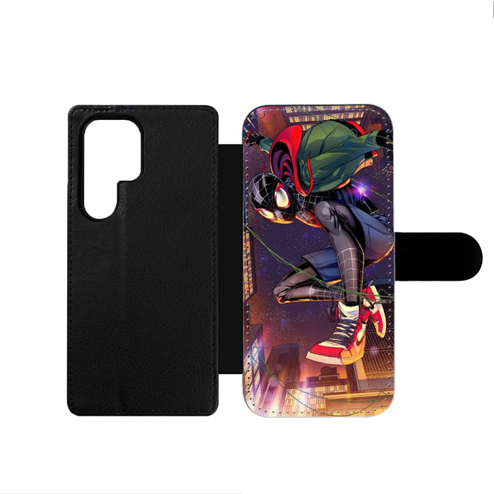 Miles Morales Spiderman Samsung Wallet Case