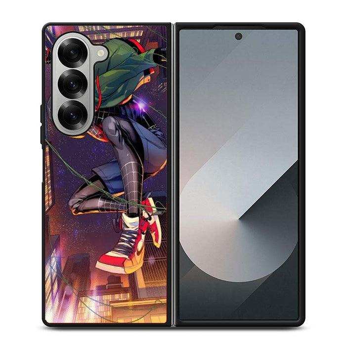 Miles Morales Spiderman Samsung Z Fold Case