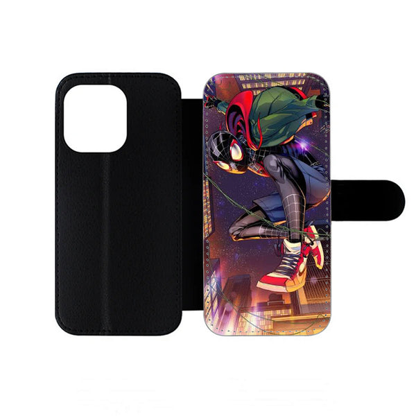 Miles Morales Spiderman iPhone Wallet Case