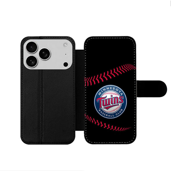 Minnesota Twins Mlb Baseball Club iPhone 17 Wallet Case
