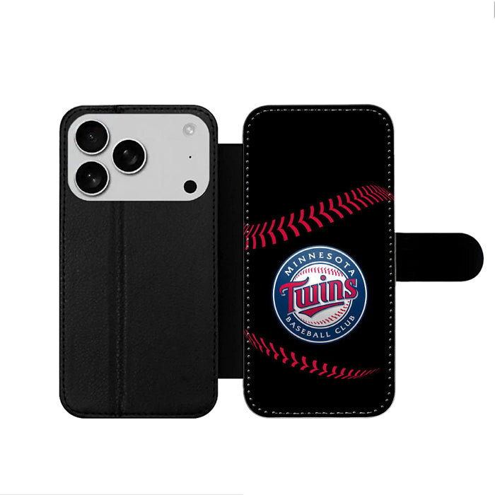 Minnesota Twins Mlb Baseball Club iPhone 17 Wallet Case