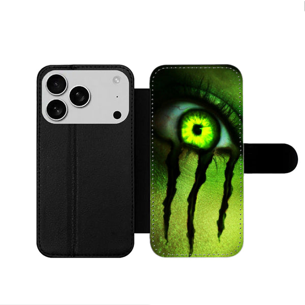 Monster Energy Eye iPhone 17 Wallet Case