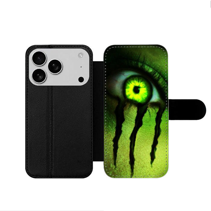 Monster Energy Eye iPhone 17 Wallet Case