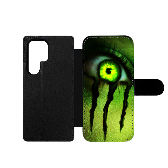 Monster Energy Eye Samsung Wallet Case