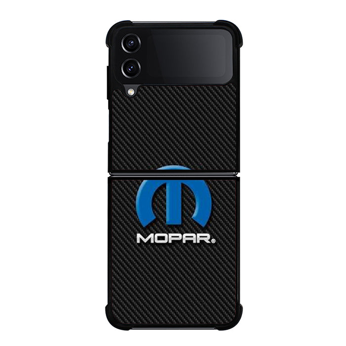 Mopar Carbon Logo Samsung Z Flip 4 Case