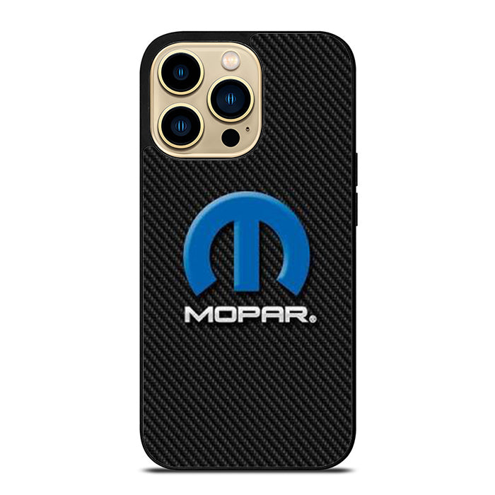 Mopar Carbon Logo iPhone 14 Case