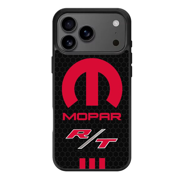 Mopar Rt Logo Black Stripe iPhone 17 Case