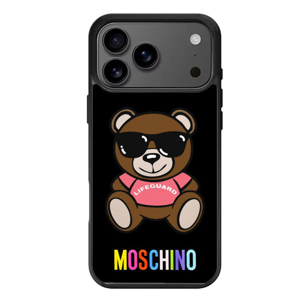 Moschino Fashion Black iPhone 17 Case