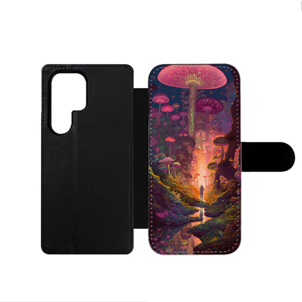 Mushroom Forest Fantasy Samsung Wallet Case
