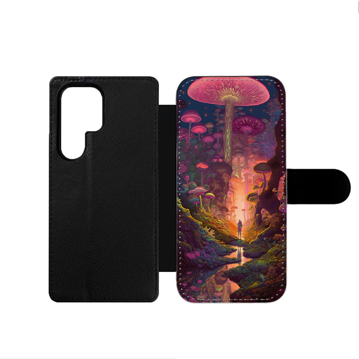 Mushroom Forest Fantasy Samsung Wallet Case
