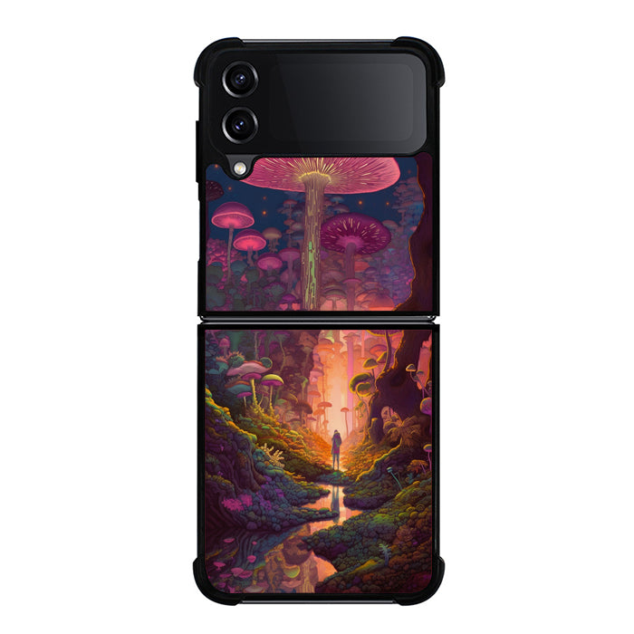 Mushroom Forest Fantasy Samsung Z Flip 4 Case